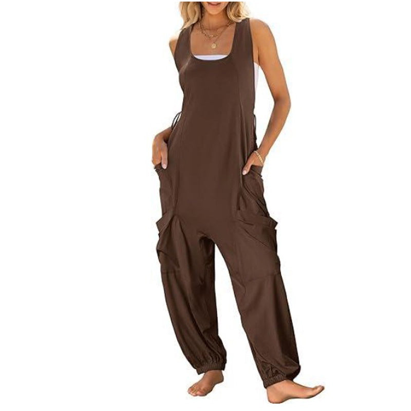 🔥hot sale🔥 - Women's Sleeveless Baggy Jumpsuit🎀
