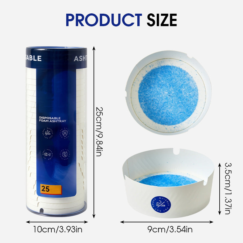š Hot Sale 49% OFF š„Disposable Ashtrays with Ash Absorbing Gel