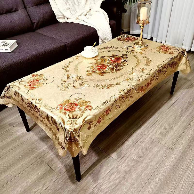 💥Christmas Sale 50% OFF⏰💐 Waterproof Oilproof Floral Tablecloth-Stain-Proof & Easy-Clean Design✨