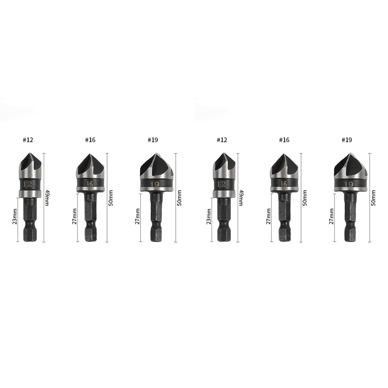 🔥5PCS or 3PCS Countersink Drill Bit Set for Woodworking
