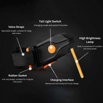 🎁BUY 1 GET 1 FREE🔥LED Bike Rear Light