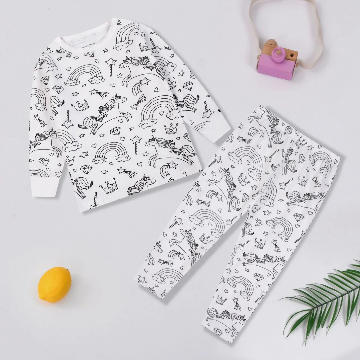 🎅Christmas Pre-sale🎁🎨DIY Cartoon Colorable Pajamas for Kids