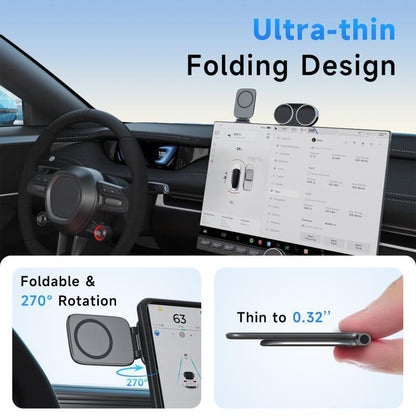 📢📢55% OFF !!!⏰Magnetic Strong-Hold Phone Mount—Sticks Like a Magnet, Stands Like a Rock!📱⚡