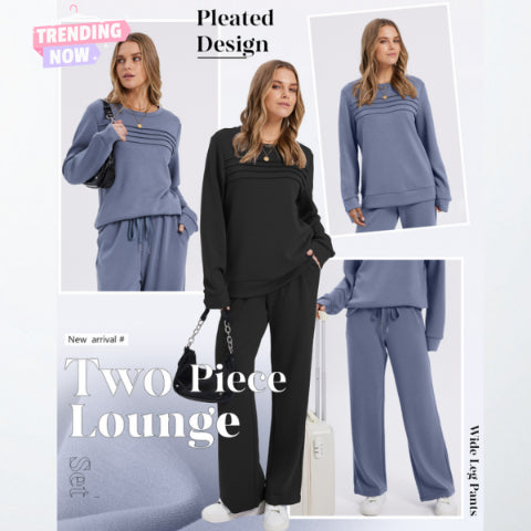 👚 60% OFF NOW! 👖 Women‘s Matching Jogger Set – Cozy Fleece, Casual Chic & Perfect for Home or Out ✨