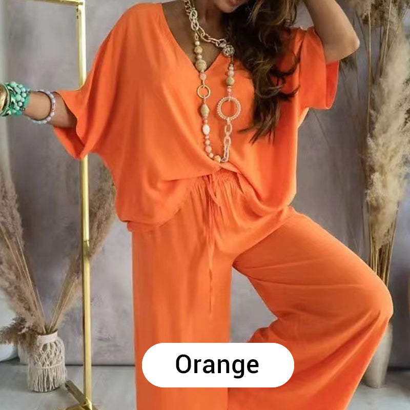 💖LAST DAY PROMOTION - 50%OFF💖Women’s Casual Loose Solid Color Suit