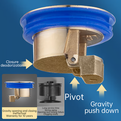 Downspout Universal Brass Floor Drain Core Anti-Odor Deodorizer