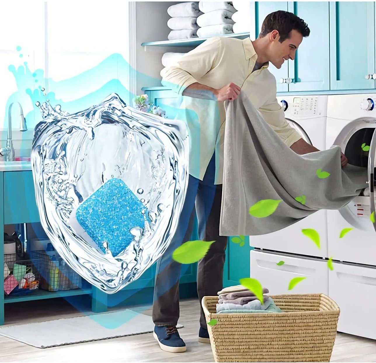 🔥Washing Machine Deep Cleaner Tablets ( Buy 2 Get 3 FREE )