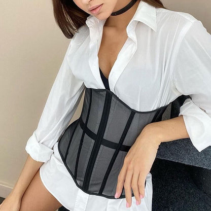 ⏳Limited Time Offer⏰Net Mesh Fishbone Waist Belt