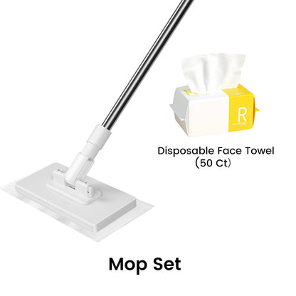 💥Hot Sale 💥Disposable Dust Mop with 4 Reusable Cloths