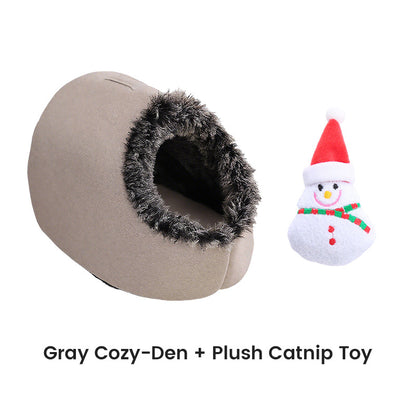 🎅 Saint's Day Exclusive Offer! 50% Off ✨ Click and Apply🐾Winter Warm Pet Cave Bed
