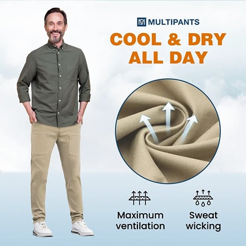 🔥HOT SALE 49% OFF🥰 MultiPants – Durable cargo pants with high elasticity and multiple pockets