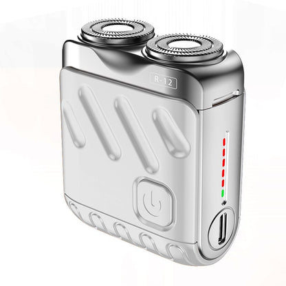 🔥Hot Sale 50%OFF🔥2025 New Portable Rotary Dual Ring Electric Shaver