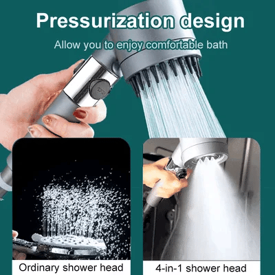 Click and Apply🚿 Multi-Functional High-Pressure Shower Head Set