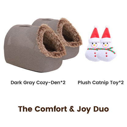🎅 Saint's Day Exclusive Offer! 50% Off ✨ Click and Apply🐾Winter Warm Pet Cave Bed