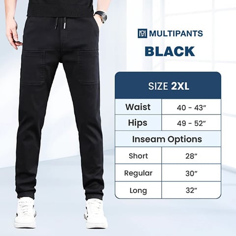 🔥HOT SALE 49% OFF🥰 MultiPants – Durable cargo pants with high elasticity and multiple pockets