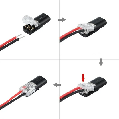 🏆Double-wire Plug-in Connector With Locking Buckle🔩🔒❗❗Limited-time big sale🔥Get 10 extra items with every order