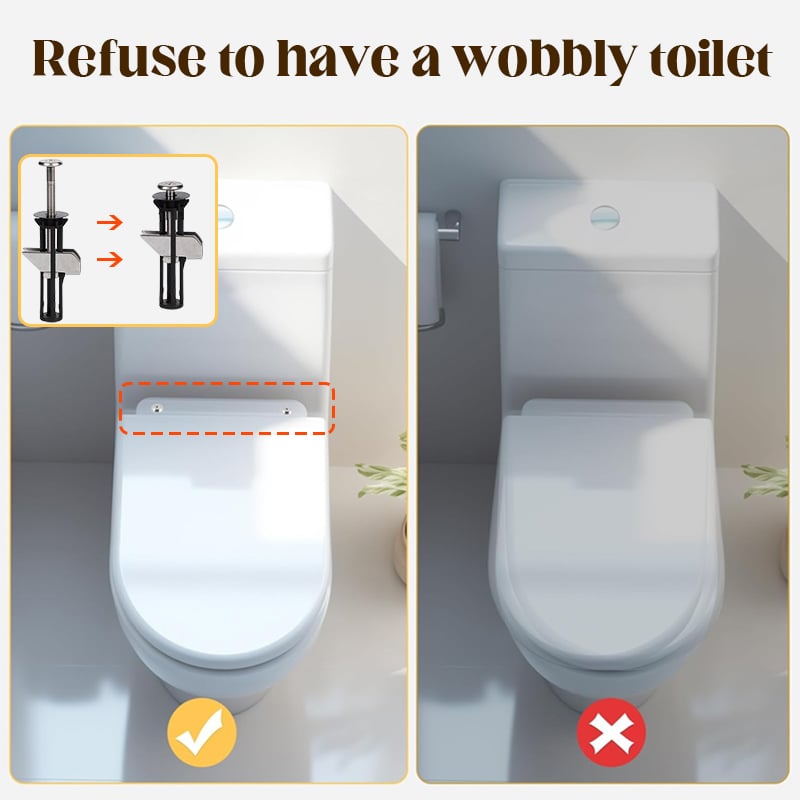🎅 Saint's Day Exclusive Offer! 50% Off ✨ Click and Apply🔥LAST DAY -BUY 1 GET 1 FREE🔥Heavy Duty Toilet Seat Fixing Screws