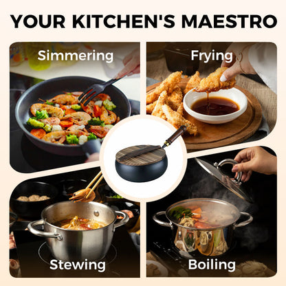 🔥Hot Sale 50% OFF🔥Uncoated Thick Iron Pot