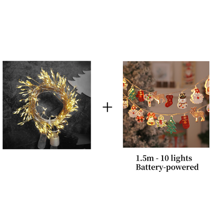🎅 Saint's Day Exclusive Offer! 50% Off ✨ Click and ApplyCopper Wire Firecracker Light String