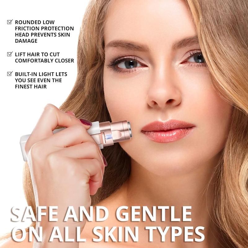 🔥Last day 49% OFF🔥2-in-1 eyebrow and facial hair removal device for women