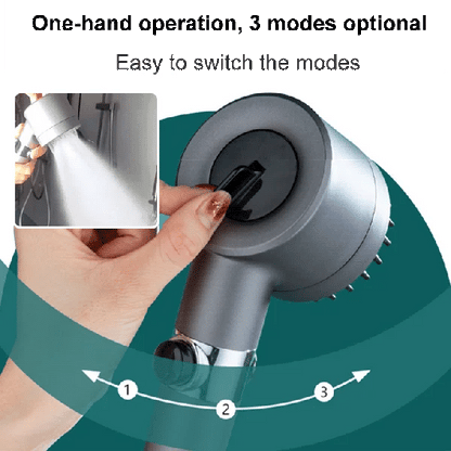 Click and Apply🚿 Multi-Functional High-Pressure Shower Head Set