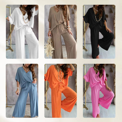 💖LAST DAY PROMOTION - 50%OFF💖Women’s Casual Loose Solid Color Suit