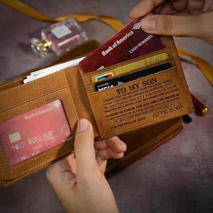 🎄Last Day SALE 50% OFF🧔 ❤️Engraved Genuine Leather Wallet