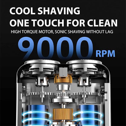 🔥Hot Sale 50%OFF🔥2025 New Portable Rotary Dual Ring Electric Shaver