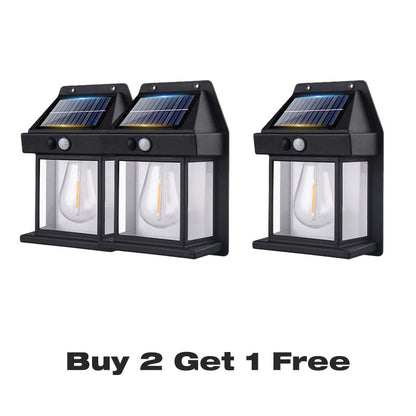 🎉50% OFF🎉SOLAR WALL LIGHT💡-Motion Sensor & Weatherproof, Automatic Dusk to Dawn Operation, Easy Installation for Garden and Pathway🌟