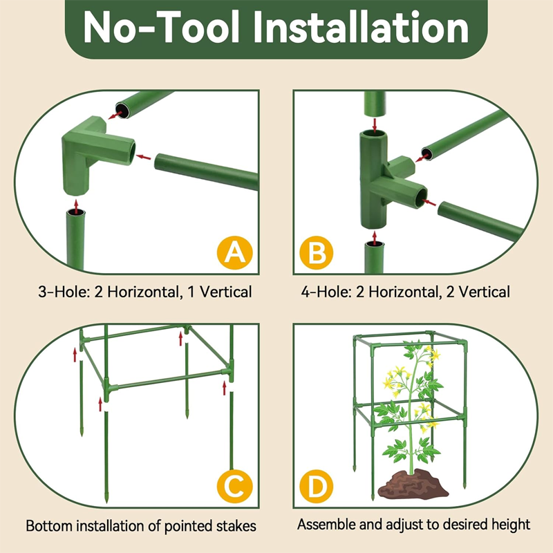 Garden Raised Bed Planter Boxes with Trellis
