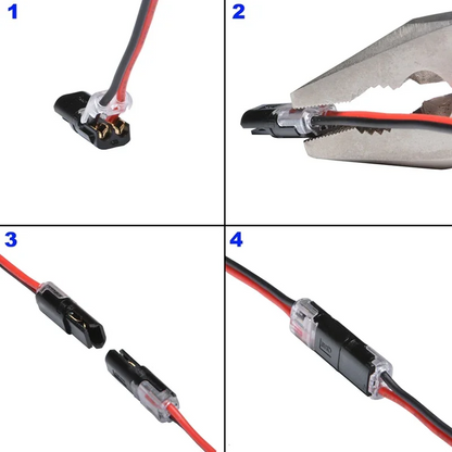 🏆Double-wire Plug-in Connector With Locking Buckle🔩🔒❗❗Limited-time big sale🔥Get 10 extra items with every order