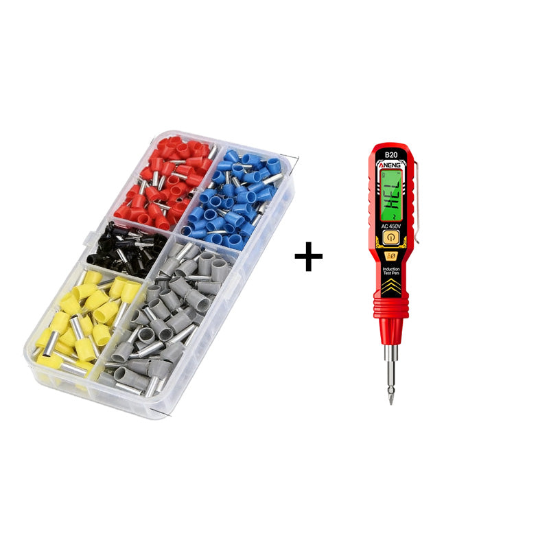 Insulated wire end sleeve