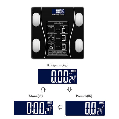 🥳2026 HOT SALE🥳💞50K+ SOLD!👵❤️ 50% OFF! Smart Body Fat Scale – Know your numbers, track your health! Measures weight & body fat easily. Large display, auto-on. Your wellness companion. 🩺📊