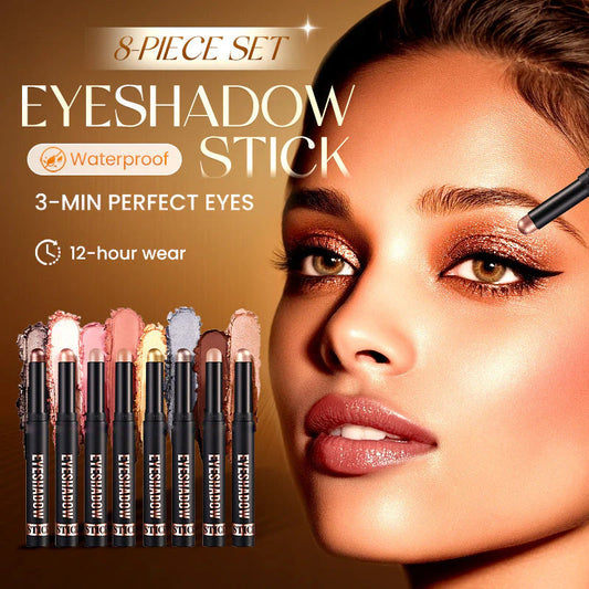 📢📢50% OFF !!!⏰Long-Wear Glitter Stick – One-Swipe Vibrant Color, All-Day/All-Night Wear & Quick-Dry Formula 🎄