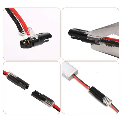 🏆Double-wire Plug-in Connector With Locking Buckle🔩🔒❗❗Limited-time big sale🔥Get 10 extra items with every order