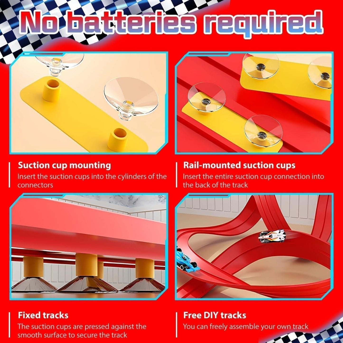🎁Early Christmas Hot Sale 50% OFF🎅DIY Flexible Racing Track Toy