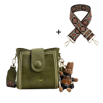 👜Vintage Fashion Bag with Adjustable Wider Shoulder Strap