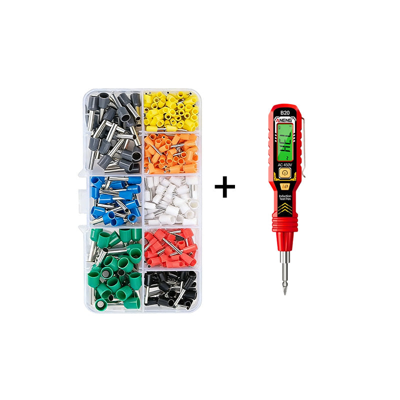Insulated wire end sleeve