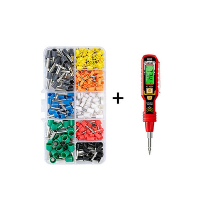 Insulated wire end sleeve