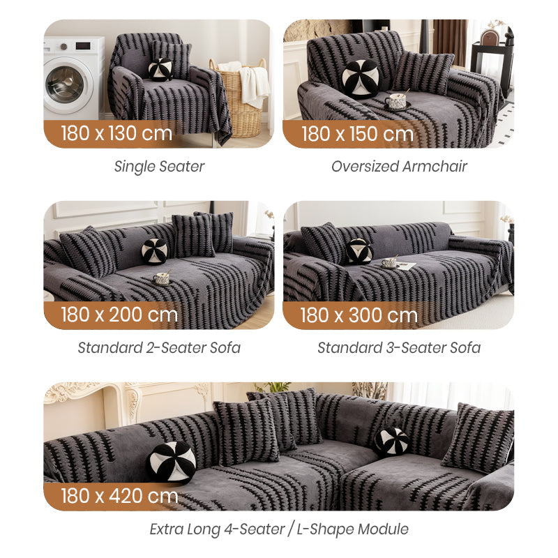 Hot Sale 52% OFF ❤️ Plush Non-Slip Sofa Cover