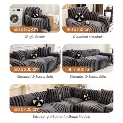 Hot Sale 52% OFF ❤️ Plush Non-Slip Sofa Cover