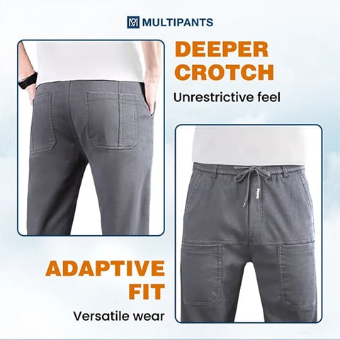 🔥HOT SALE 49% OFF🥰 MultiPants – Durable cargo pants with high elasticity and multiple pockets
