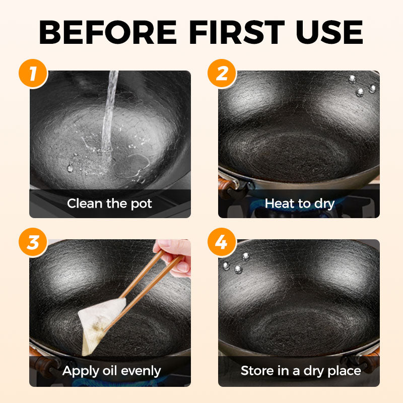 🔥Hot Sale 50% OFF🔥Uncoated Thick Iron Pot