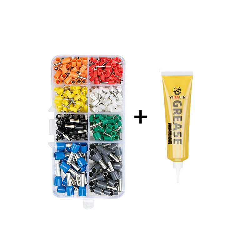 Insulated wire end sleeve