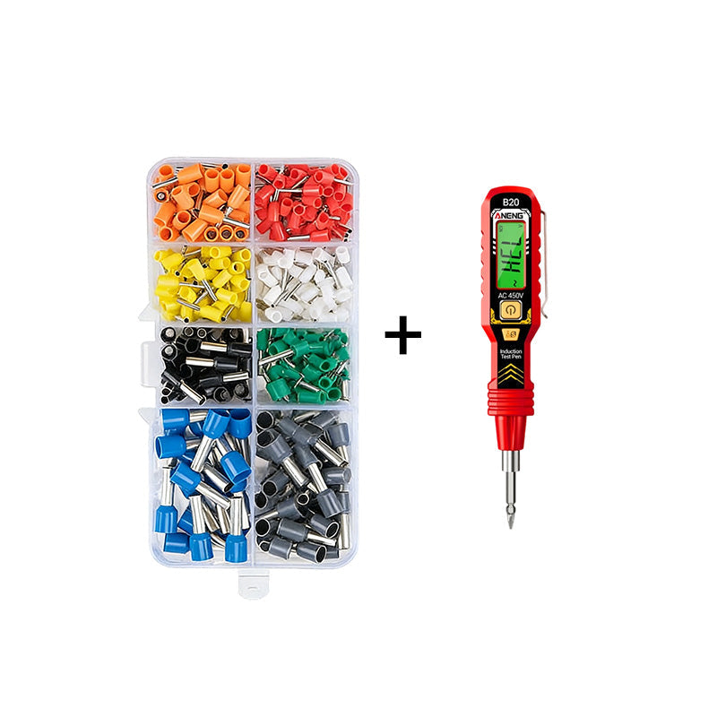 Insulated wire end sleeve