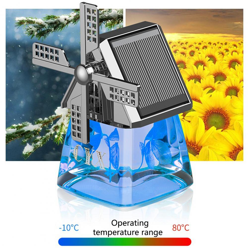 💥2025 New Style - 50% Off💥Solar-powered Windmill Aroma Car Air Freshener
