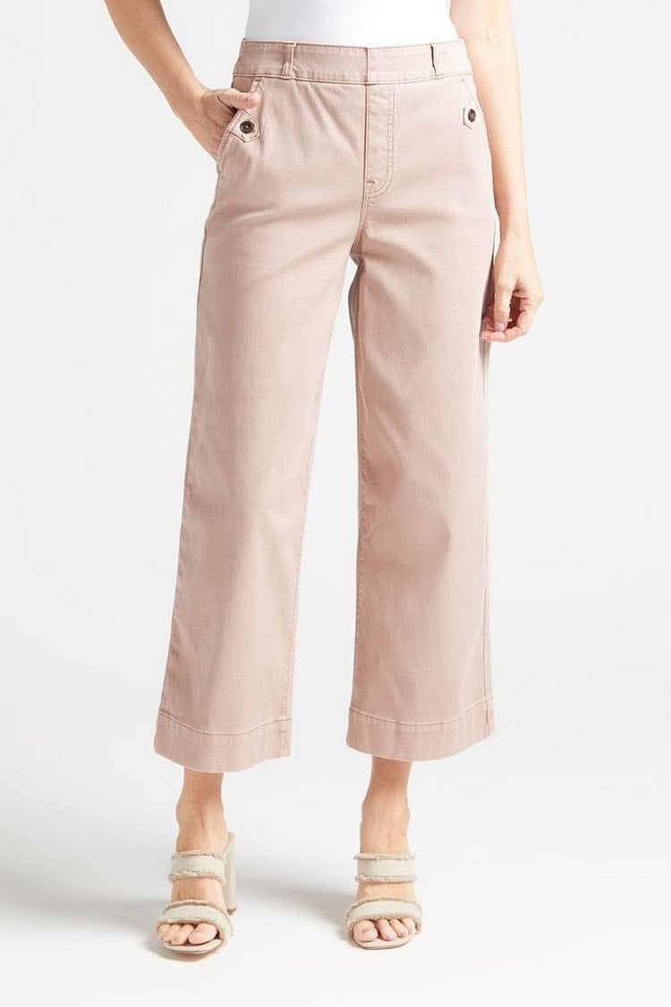 👖2025 HOT SALE 50% OFF💷Stretch Twill Cropped Wide Leg Pants