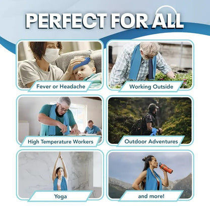 🎁 Buy 1, get 1 free – only 9.99£ each!🔥🔥Absorbent cooling towel, can be used anywhere, anytime!