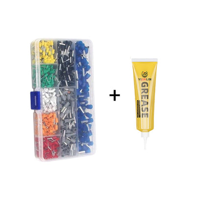 Insulated wire end sleeve