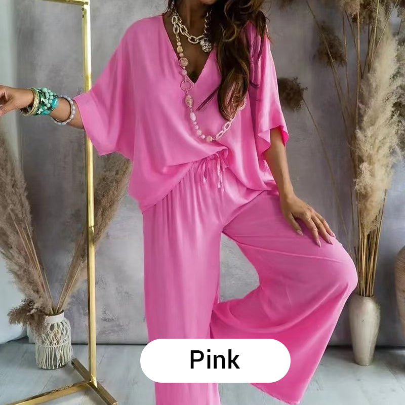 💖LAST DAY PROMOTION - 50%OFF💖Women’s Casual Loose Solid Color Suit